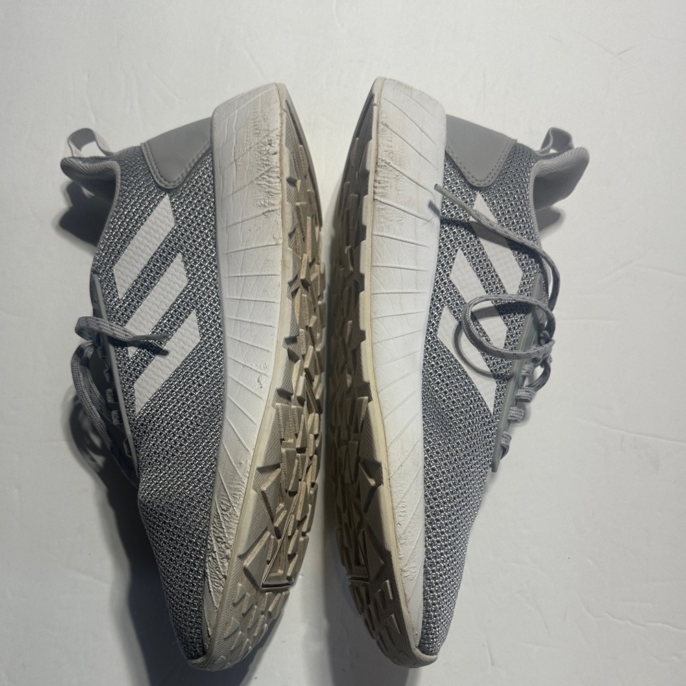 adidas Questar Drive Grey and white mesh Athletic Sneakers ortholite float sz 8 - Picture 4 of 8